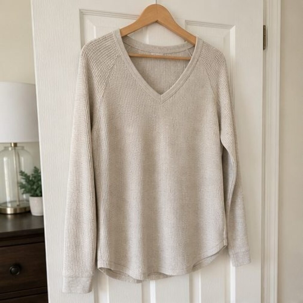 Gray Button Blouse